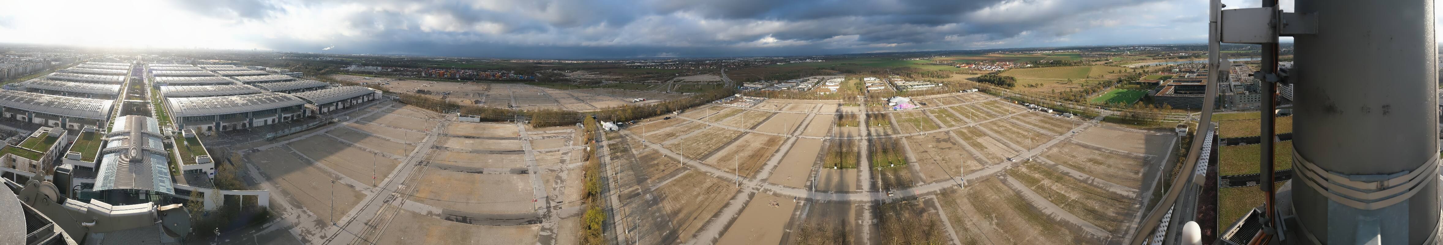 Archiv Foto Webcam München: Messeturm Riem (Messestadt Ost)