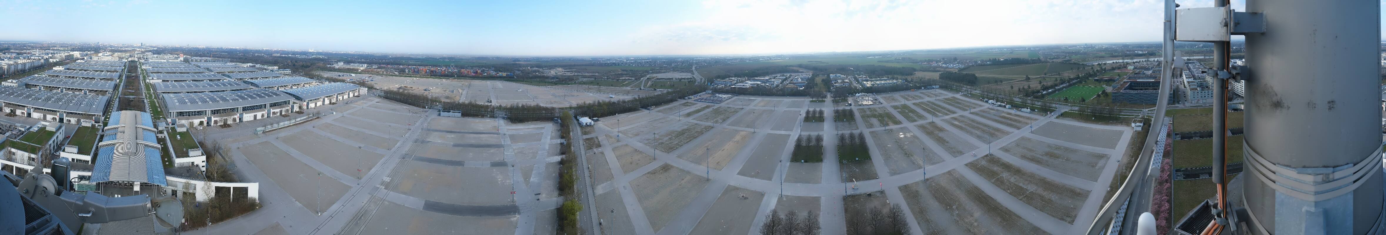 Archiv Foto Webcam München: Messeturm Riem (Messestadt Ost)