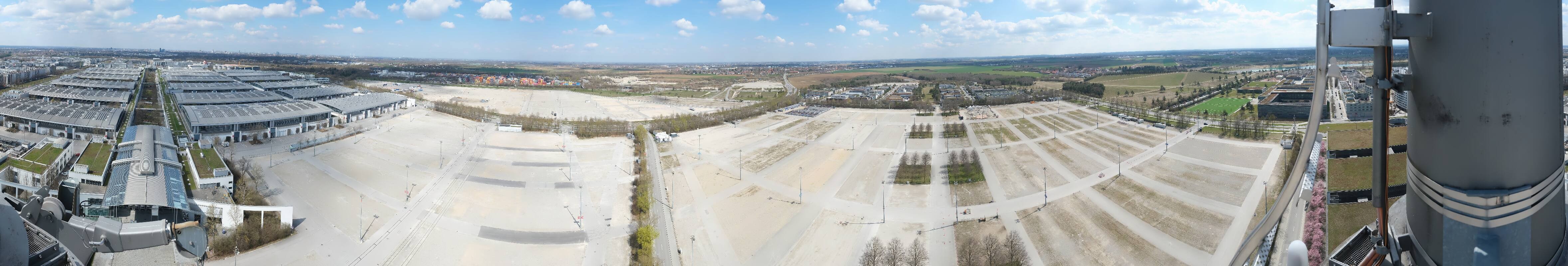 Archiv Foto Webcam München: Messeturm Riem (Messestadt Ost)