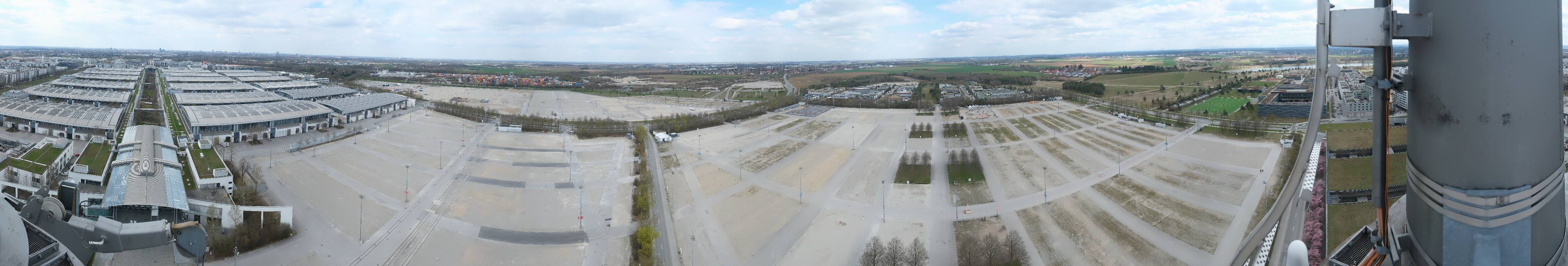 Archiv Foto Webcam München: Messeturm Riem (Messestadt Ost)