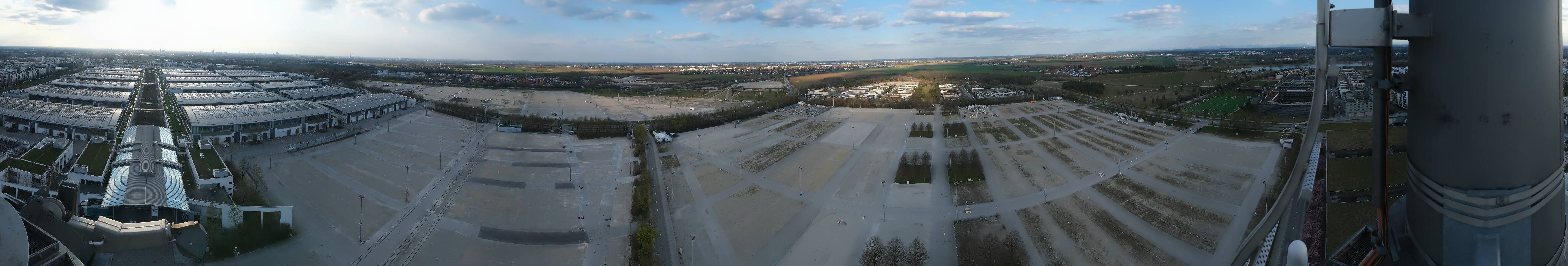Archiv Foto Webcam München: Messeturm Riem (Messestadt Ost)