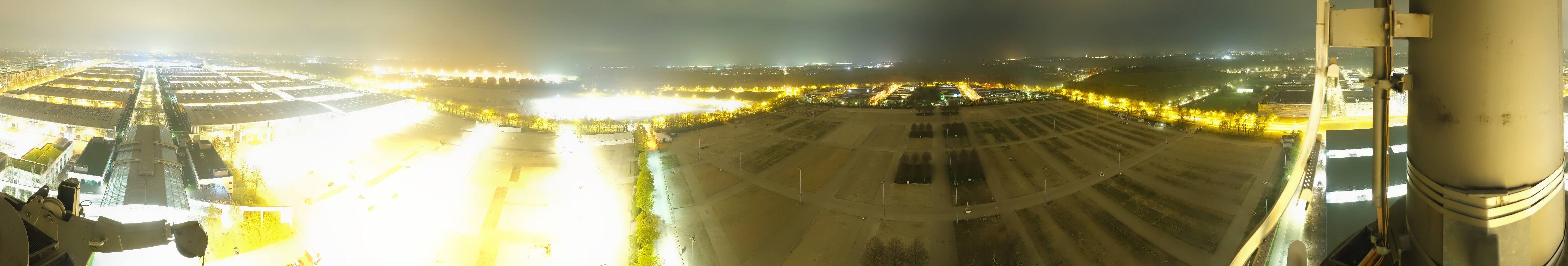 Archiv Foto Webcam München: Messeturm Riem (Messestadt Ost)