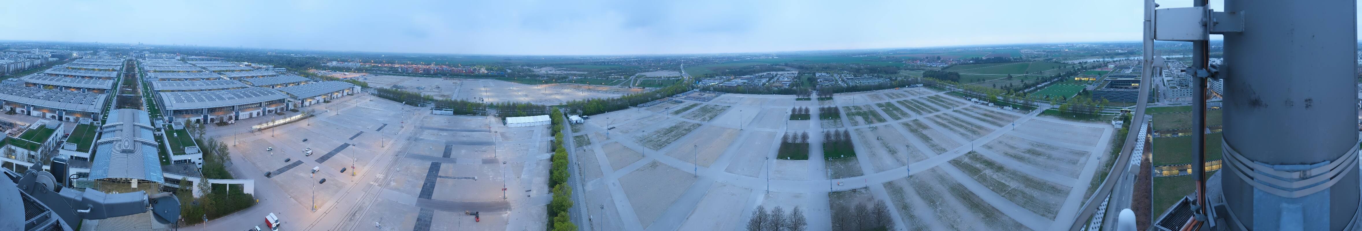 Archiv Foto Webcam München: Messeturm Riem (Messestadt Ost)