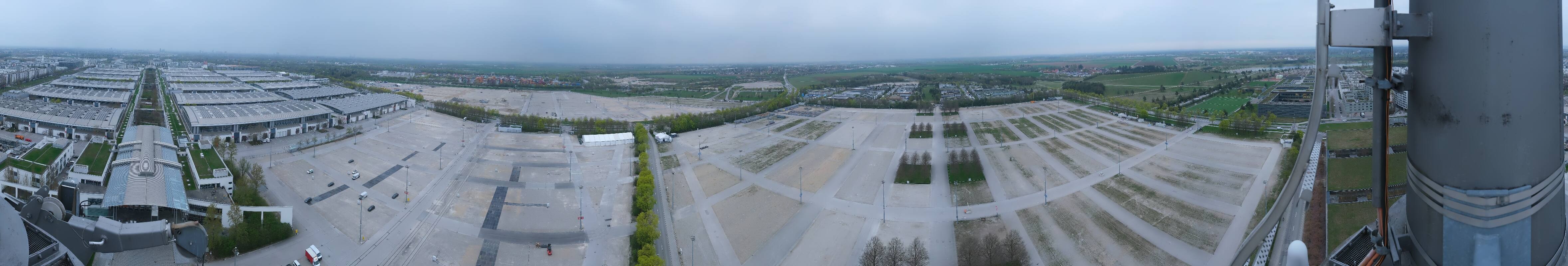 Archiv Foto Webcam München: Messeturm Riem (Messestadt Ost)
