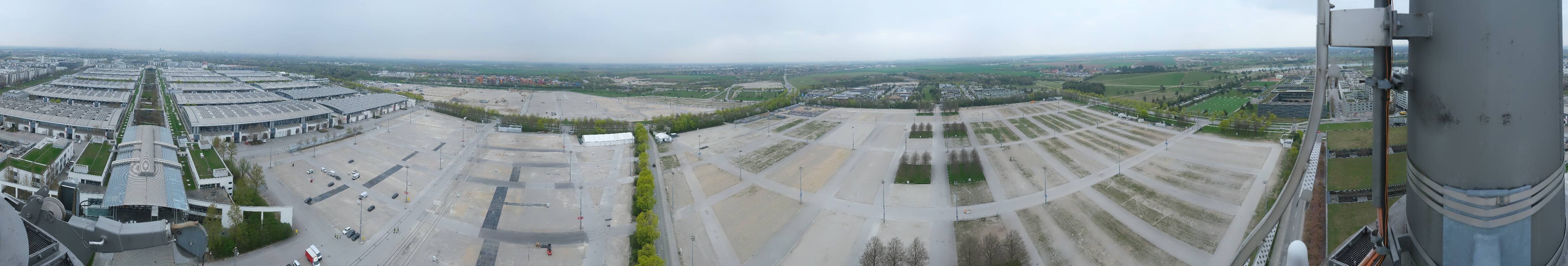 Archiv Foto Webcam München: Messeturm Riem (Messestadt Ost)