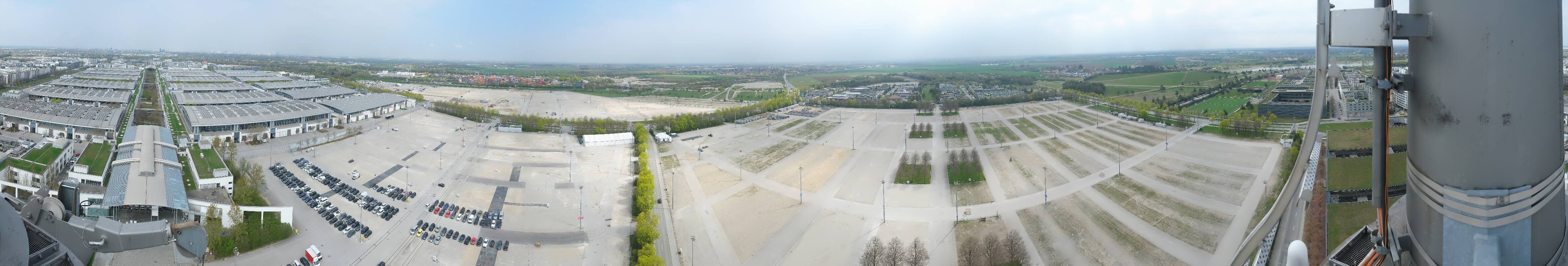 Archiv Foto Webcam München: Messeturm Riem (Messestadt Ost)