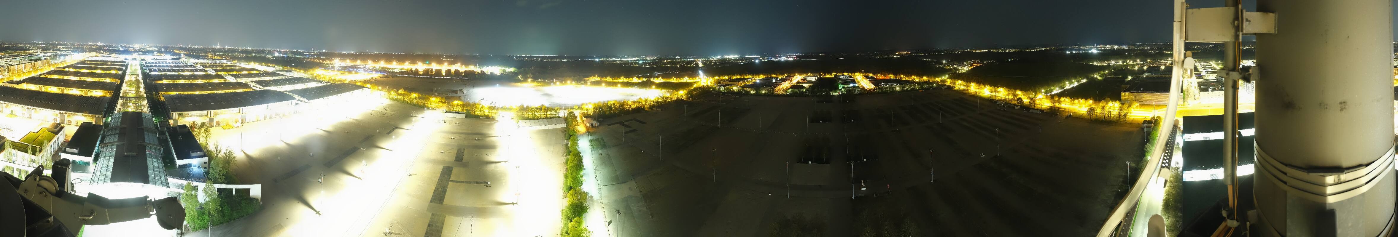 Archiv Foto Webcam München: Messeturm Riem (Messestadt Ost)