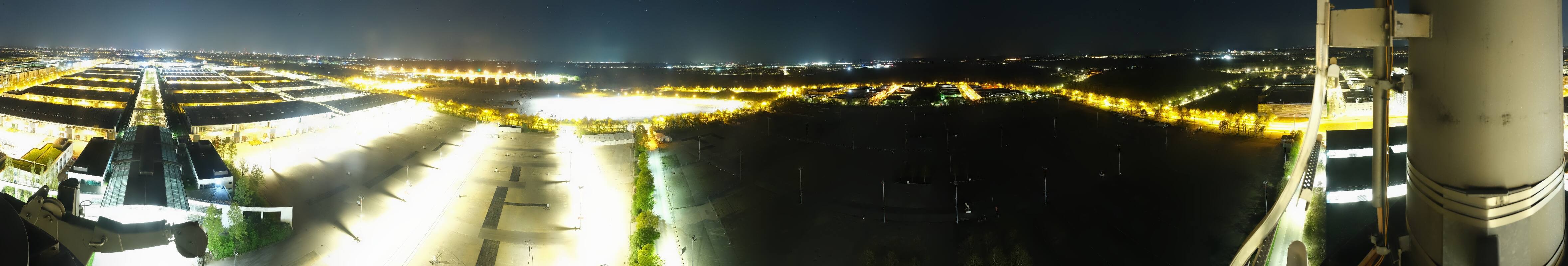 Archiv Foto Webcam München: Messeturm Riem (Messestadt Ost)