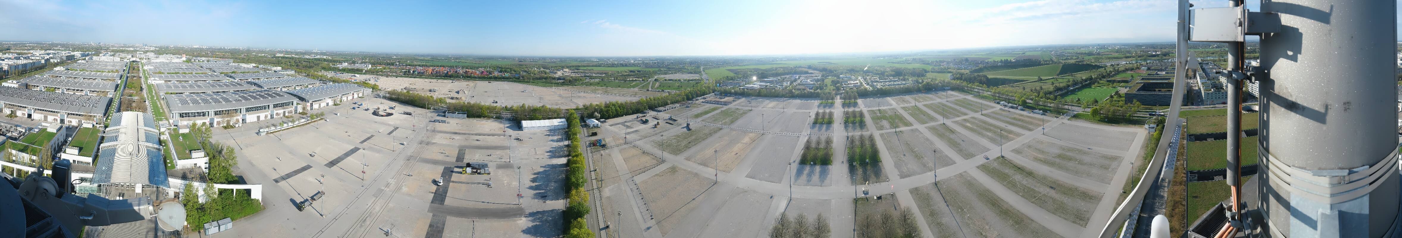 Archiv Foto Webcam München: Messeturm Riem (Messestadt Ost)