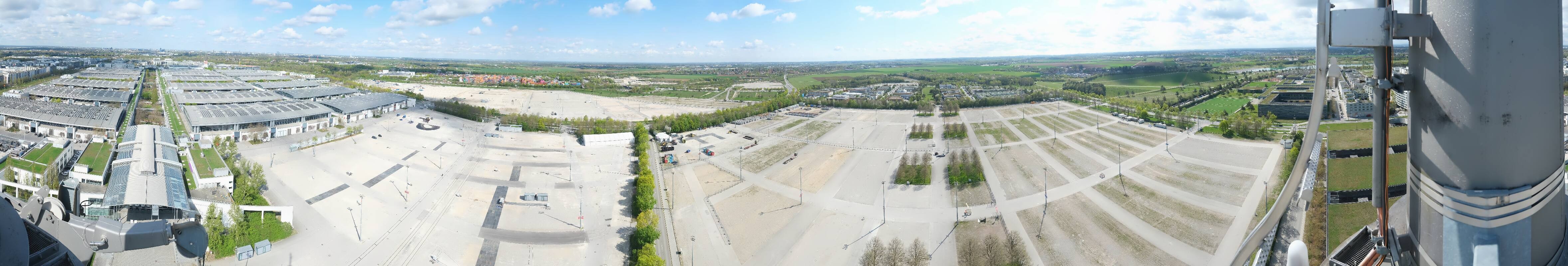 Archiv Foto Webcam München: Messeturm Riem (Messestadt Ost)