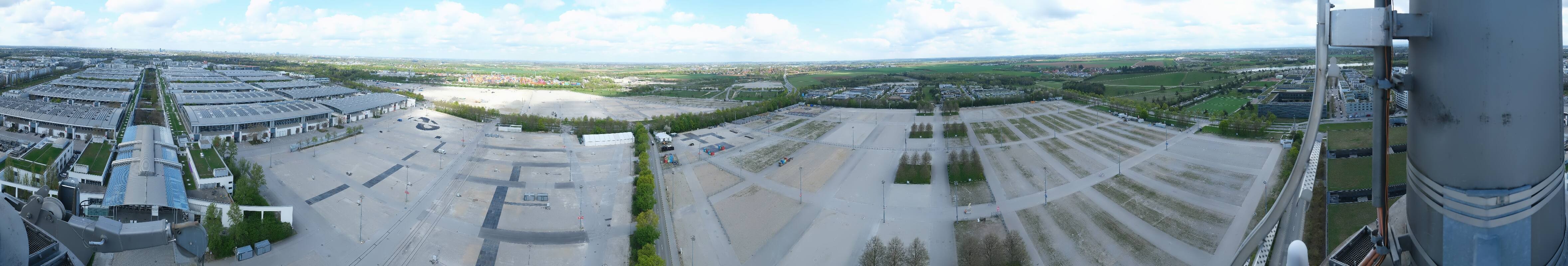 Archiv Foto Webcam München: Messeturm Riem (Messestadt Ost)