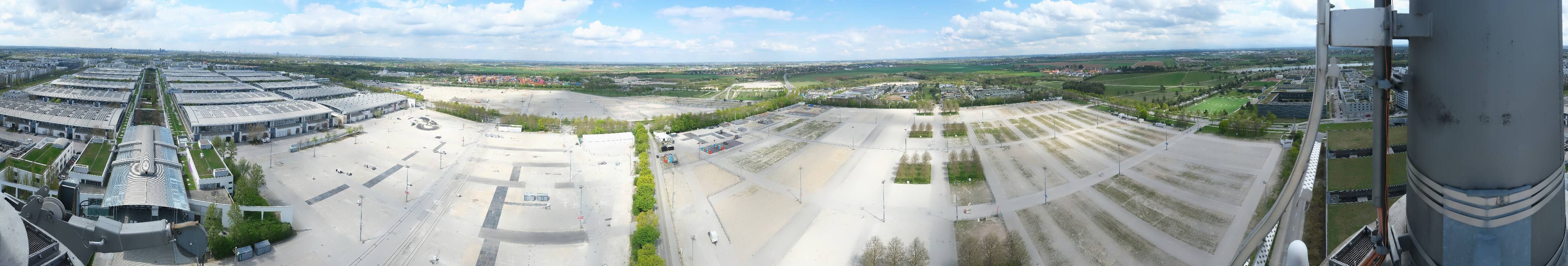 Archiv Foto Webcam München: Messeturm Riem (Messestadt Ost)