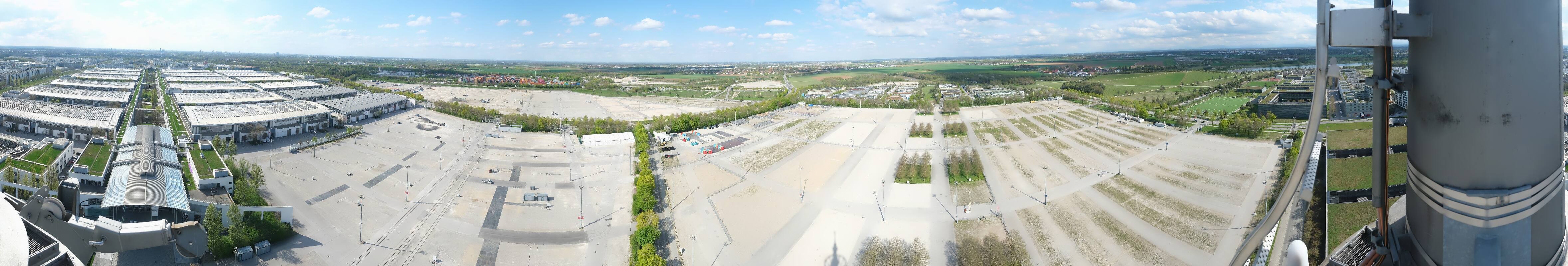 Archiv Foto Webcam München: Messeturm Riem (Messestadt Ost)