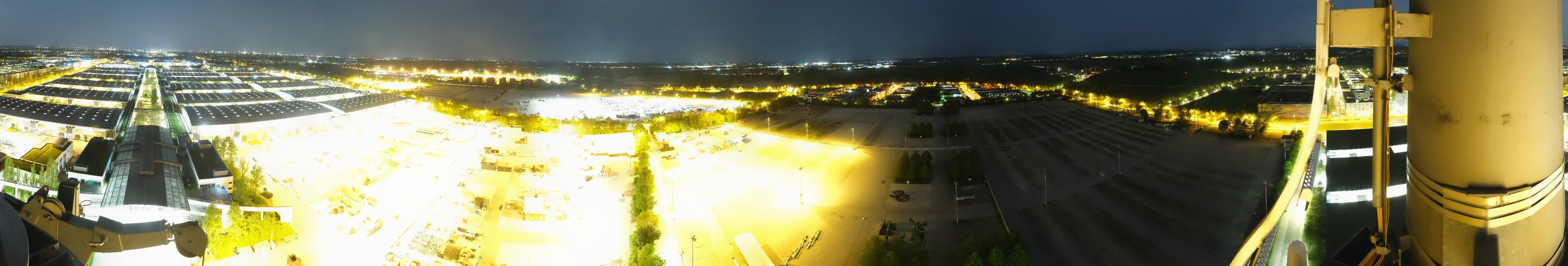 Archiv Foto Webcam München: Messeturm Riem (Messestadt Ost)