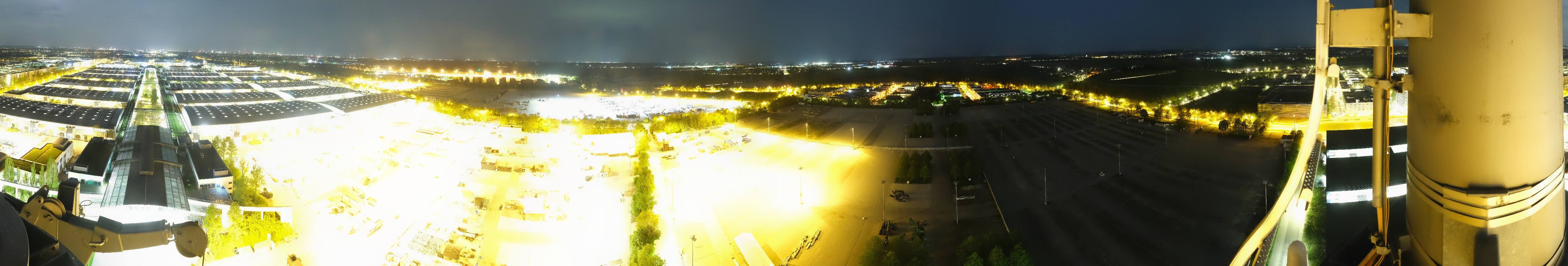 Archiv Foto Webcam München: Messeturm Riem (Messestadt Ost)