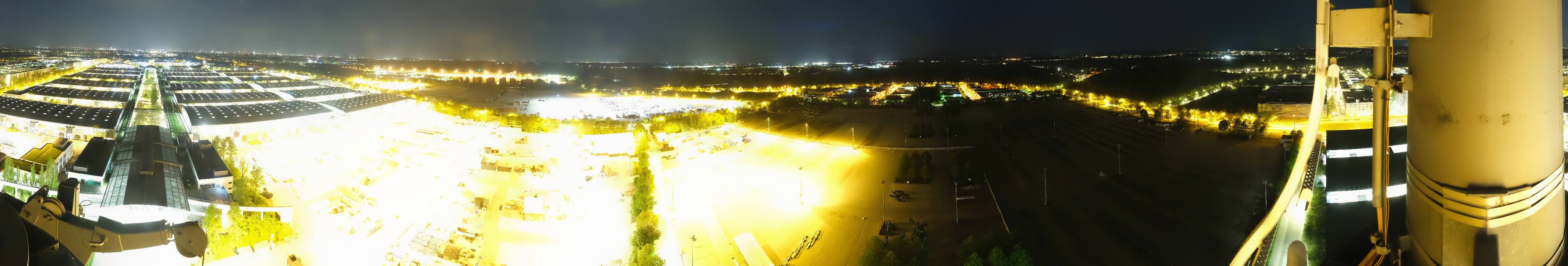 Archiv Foto Webcam München: Messeturm Riem (Messestadt Ost)