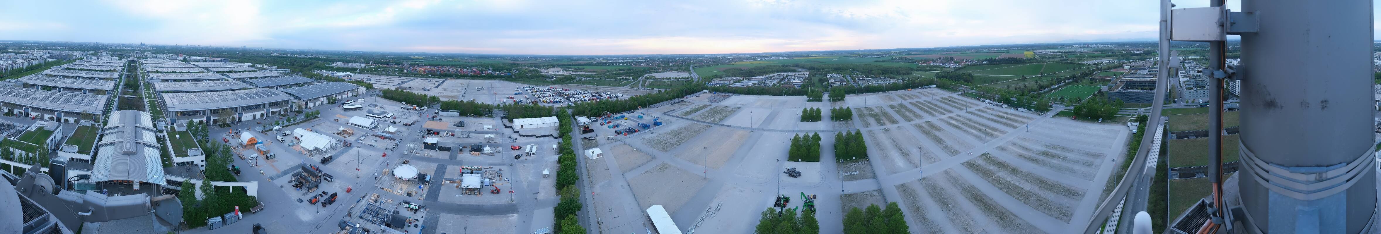 Archiv Foto Webcam München: Messeturm Riem (Messestadt Ost)