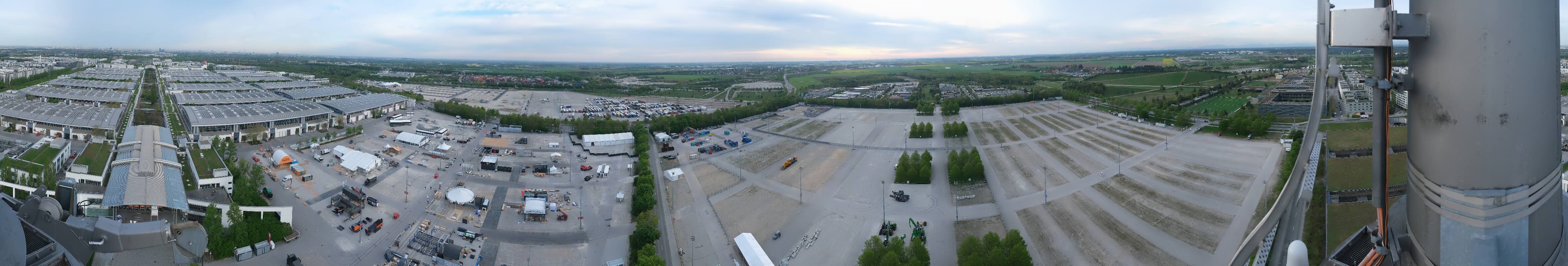 Archiv Foto Webcam München: Messeturm Riem (Messestadt Ost)