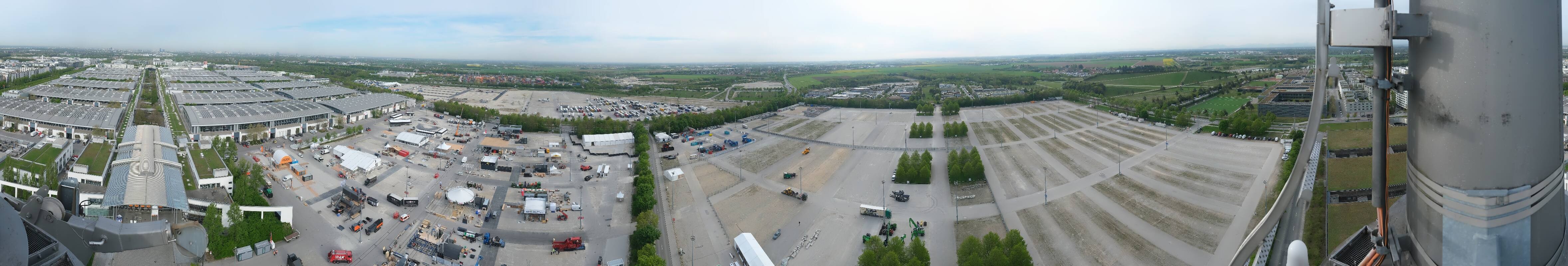 Archiv Foto Webcam München: Messeturm Riem (Messestadt Ost)