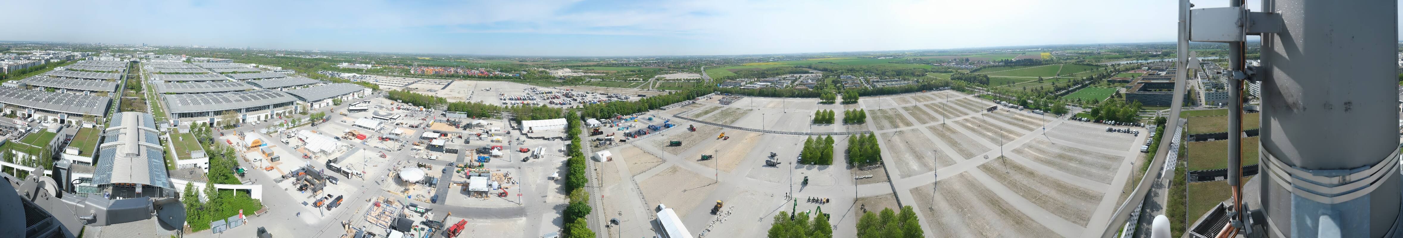 Archiv Foto Webcam München: Messeturm Riem (Messestadt Ost)