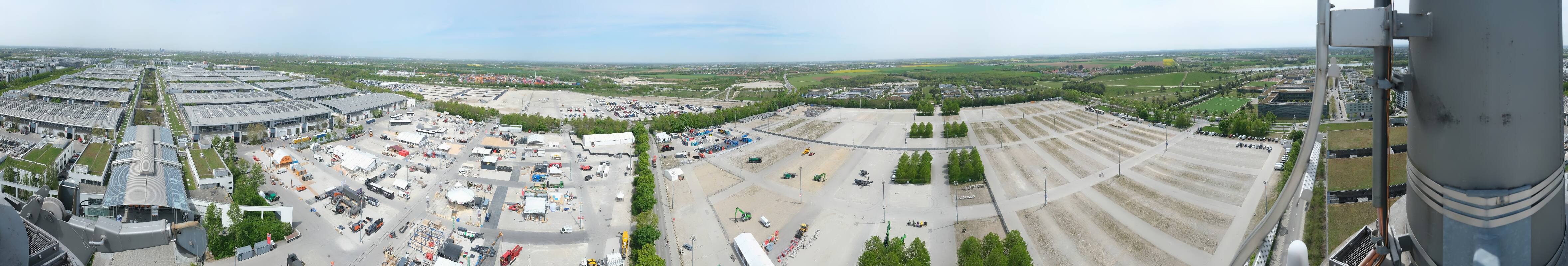 Archiv Foto Webcam München: Messeturm Riem (Messestadt Ost)