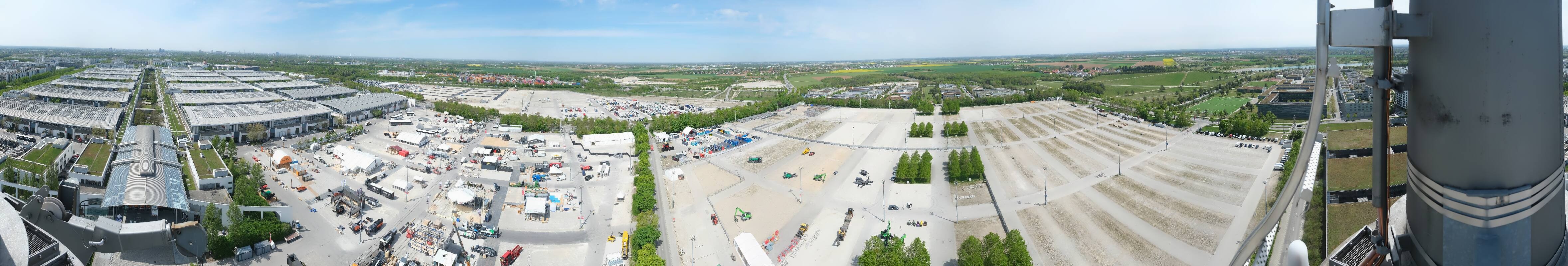 Archiv Foto Webcam München: Messeturm Riem (Messestadt Ost)