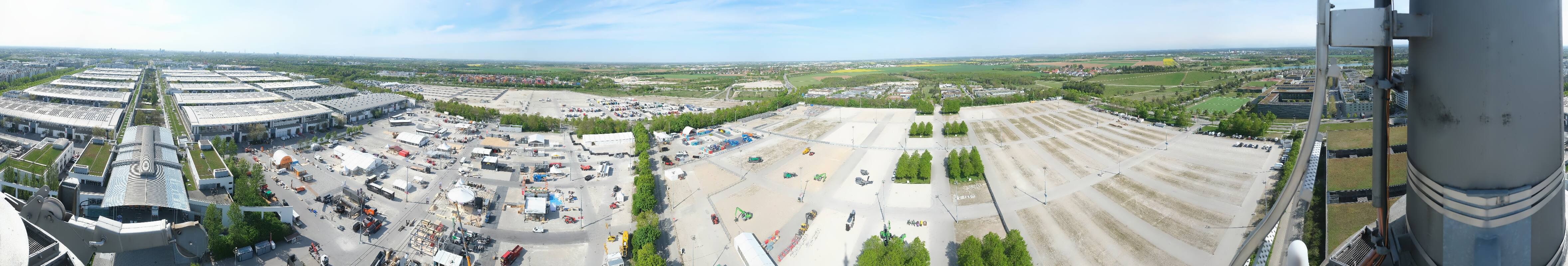 Archiv Foto Webcam München: Messeturm Riem (Messestadt Ost)