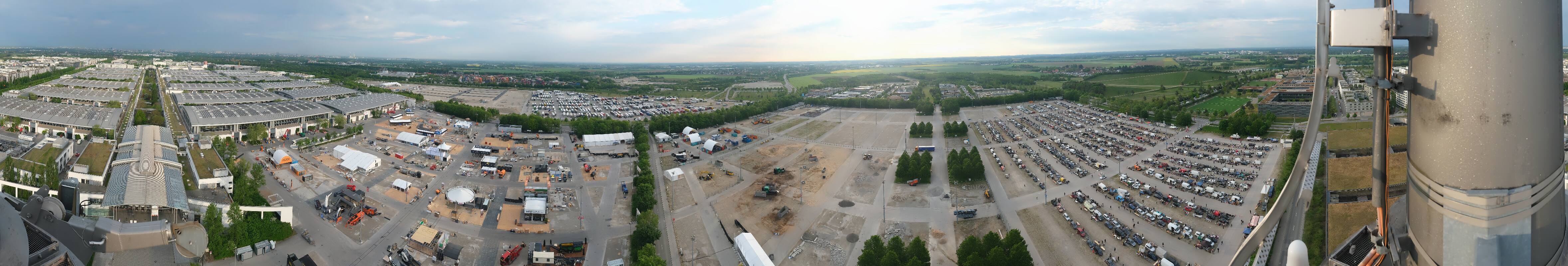 Archiv Foto Webcam München: Messeturm Riem (Messestadt Ost)