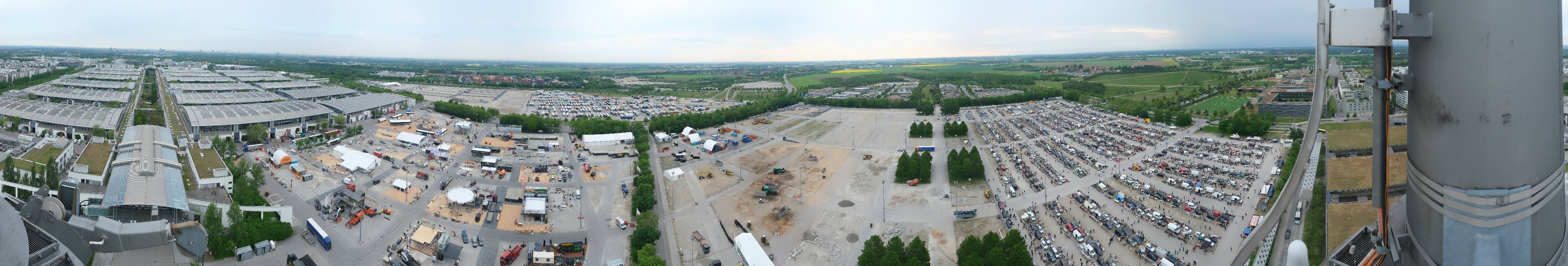 Archiv Foto Webcam München: Messeturm Riem (Messestadt Ost)
