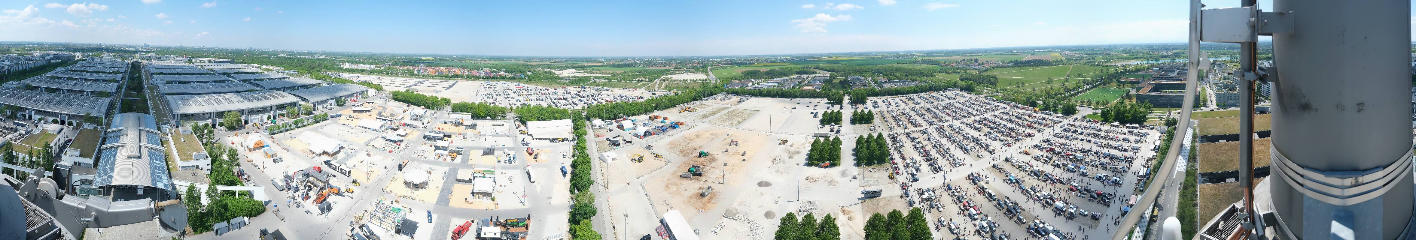 Archiv Foto Webcam München: Messeturm Riem (Messestadt Ost)