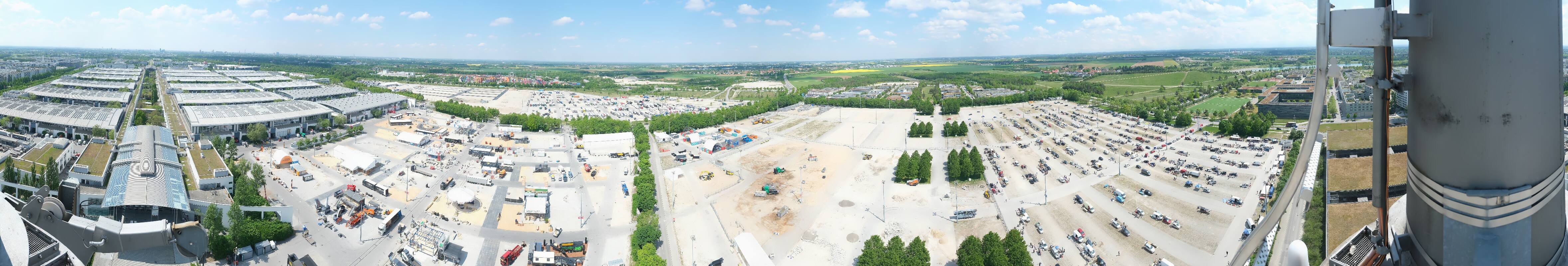 Archiv Foto Webcam München: Messeturm Riem (Messestadt Ost)