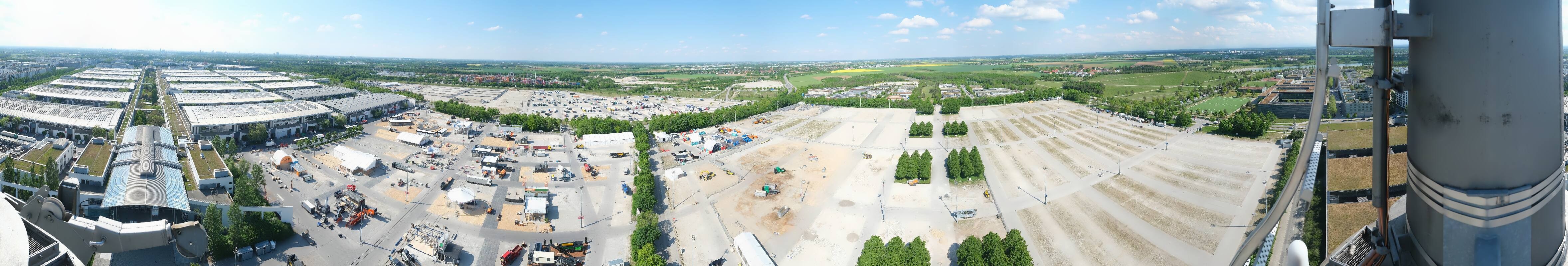 Archiv Foto Webcam München: Messeturm Riem (Messestadt Ost)