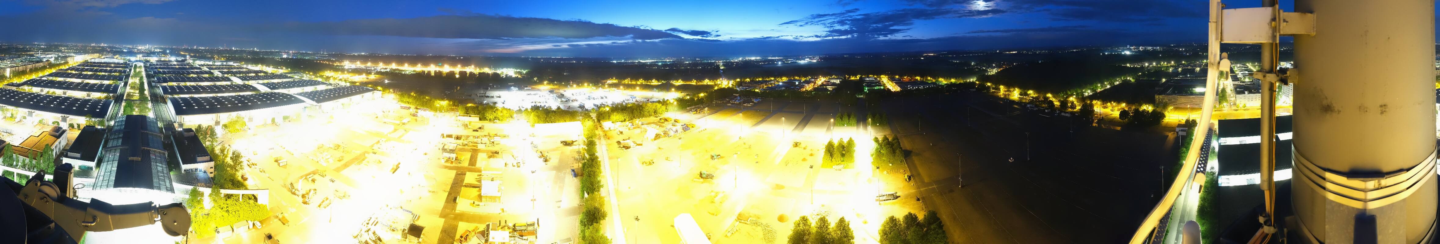 Archiv Foto Webcam München: Messeturm Riem (Messestadt Ost)