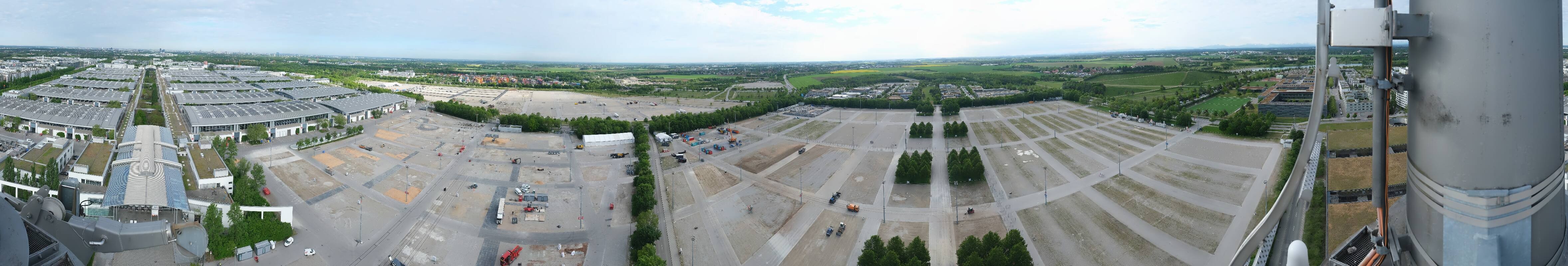 Archiv Foto Webcam München: Messeturm Riem (Messestadt Ost)