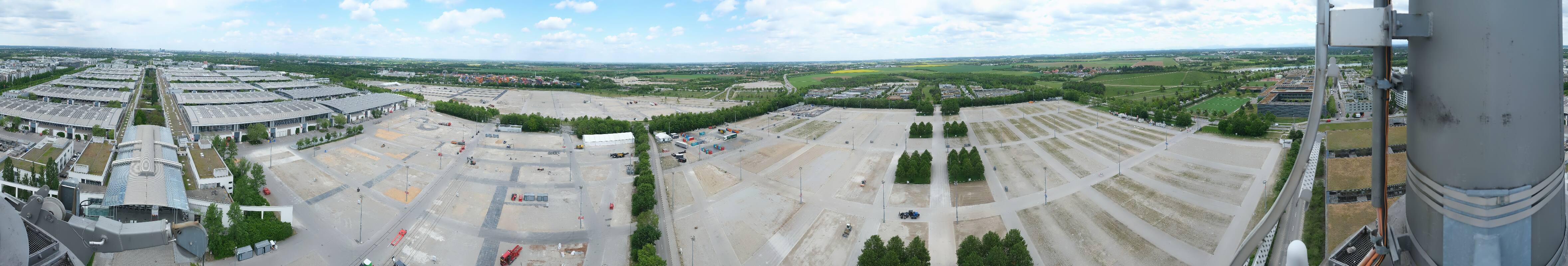 Archiv Foto Webcam München: Messeturm Riem (Messestadt Ost)