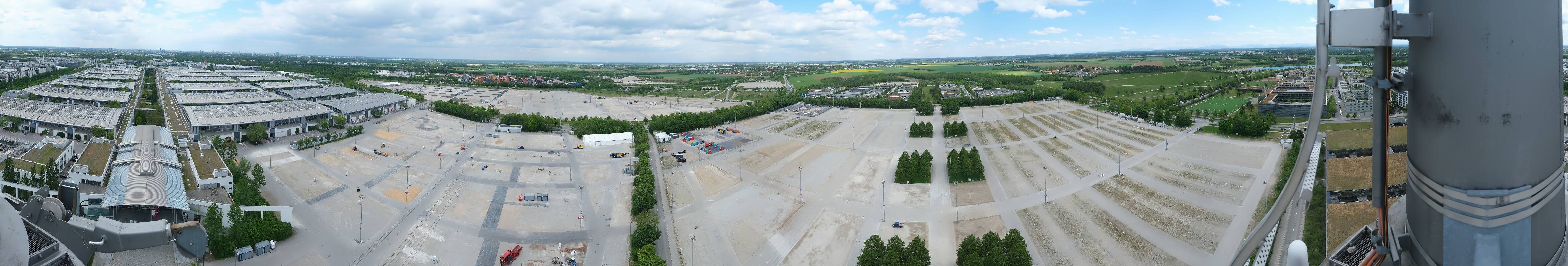 Archiv Foto Webcam München: Messeturm Riem (Messestadt Ost)
