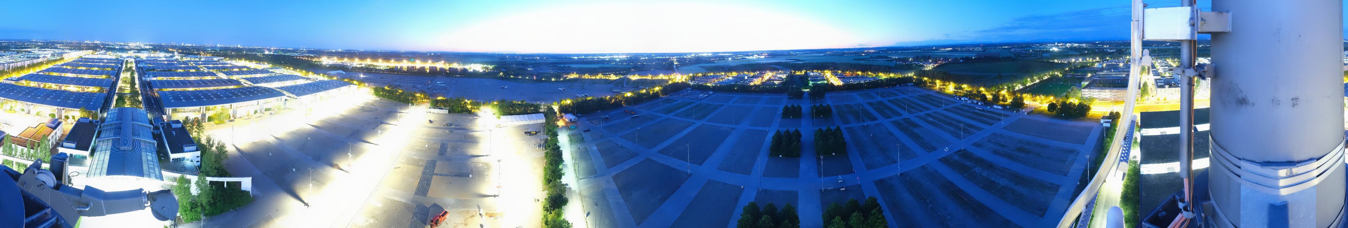 Archiv Foto Webcam München: Messeturm Riem (Messestadt Ost)