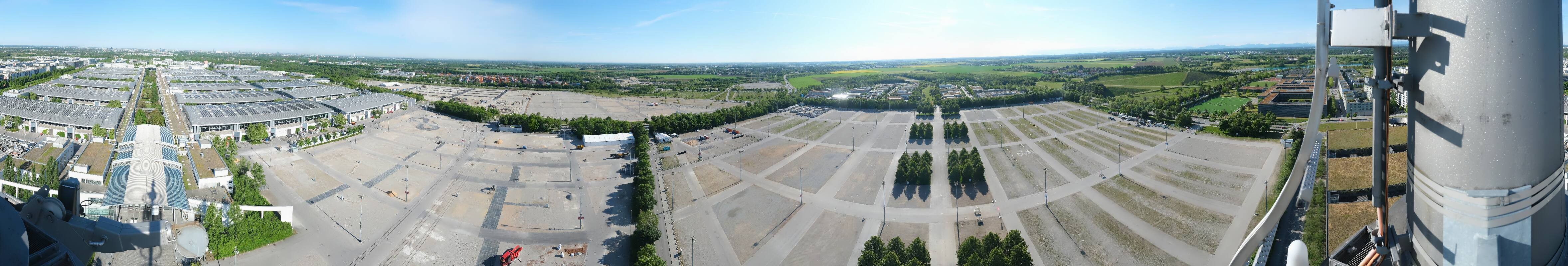 Archiv Foto Webcam München: Messeturm Riem (Messestadt Ost)