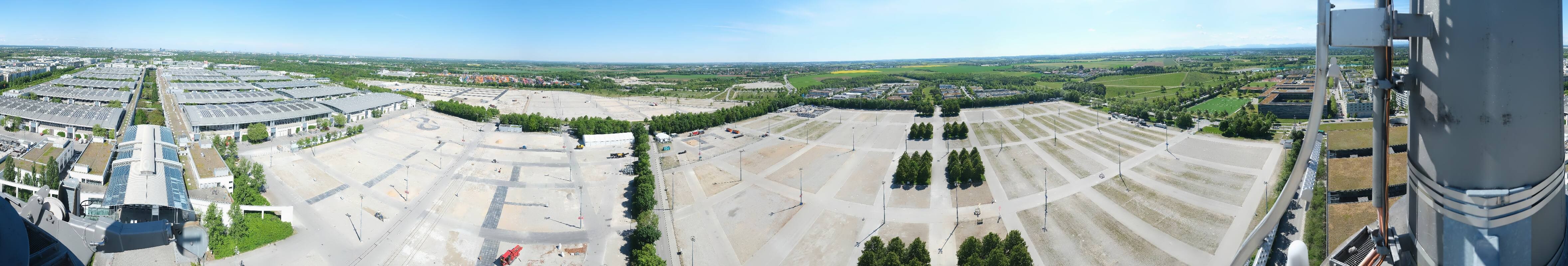 Archiv Foto Webcam München: Messeturm Riem (Messestadt Ost)