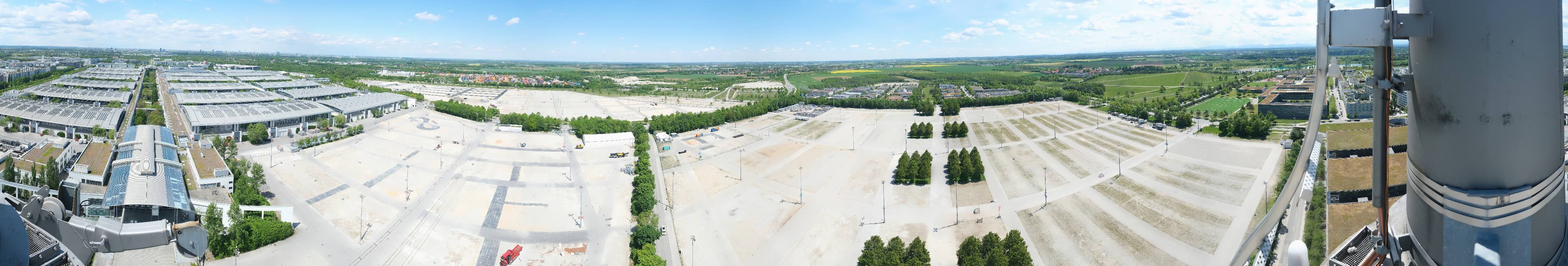 Archiv Foto Webcam München: Messeturm Riem (Messestadt Ost)