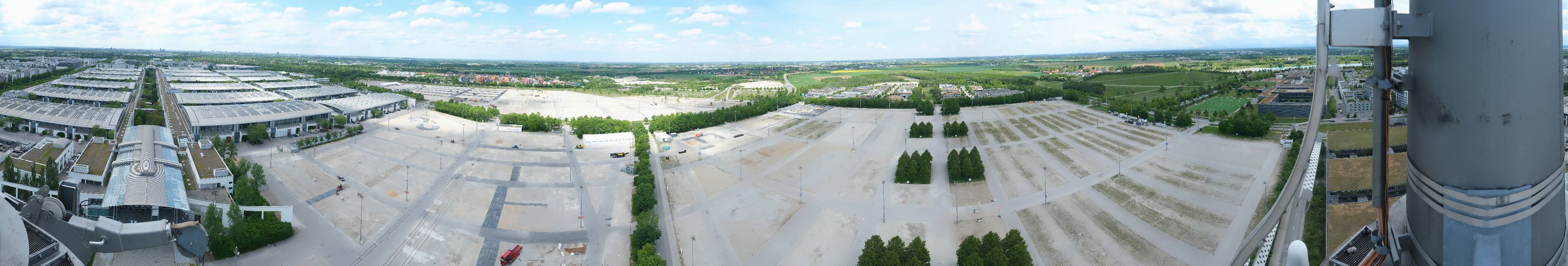 Archiv Foto Webcam München: Messeturm Riem (Messestadt Ost)