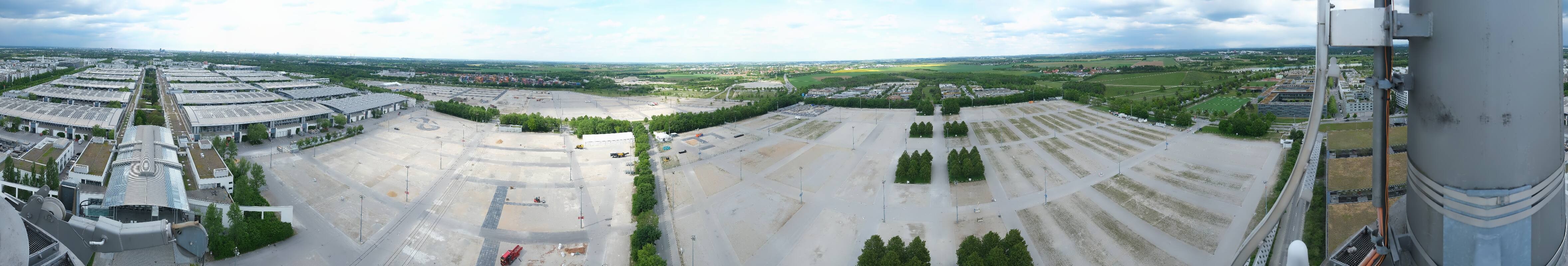 Archiv Foto Webcam München: Messeturm Riem (Messestadt Ost)