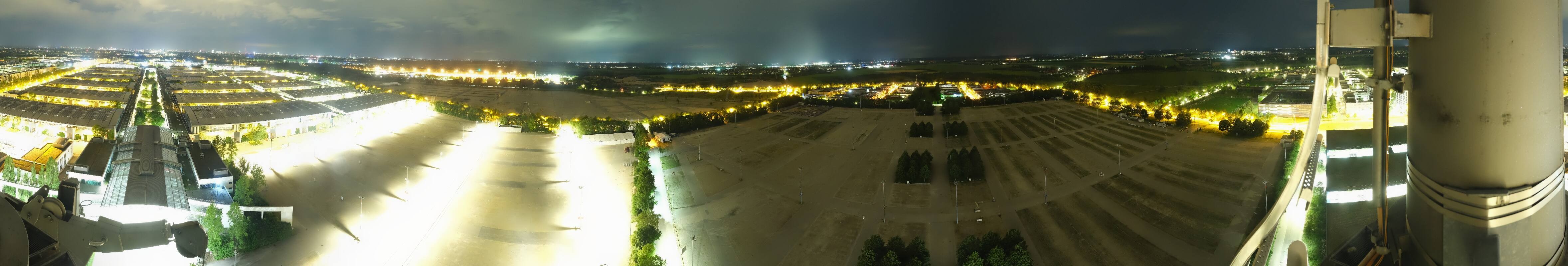 Archiv Foto Webcam München: Messeturm Riem (Messestadt Ost)
