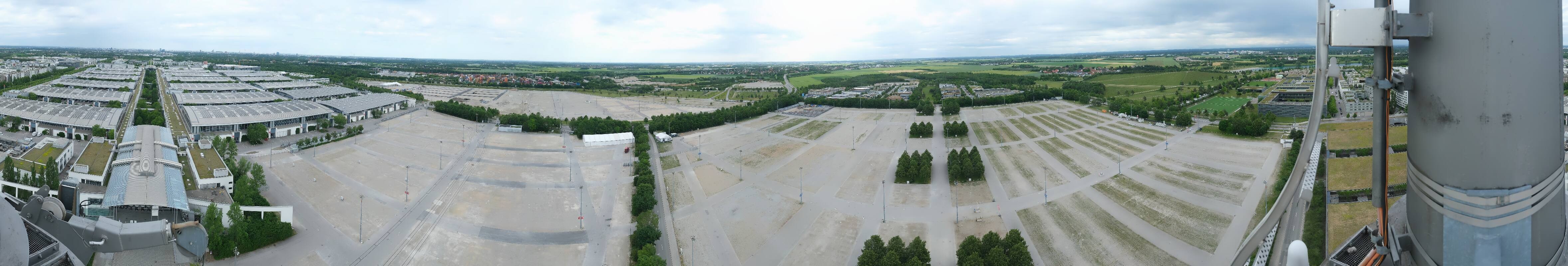 Archiv Foto Webcam München: Messeturm Riem (Messestadt Ost)