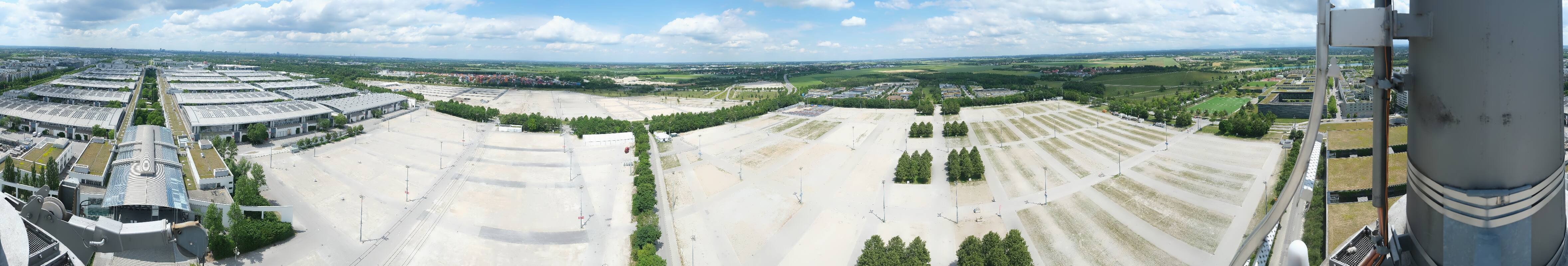 Archiv Foto Webcam München: Messeturm Riem (Messestadt Ost)