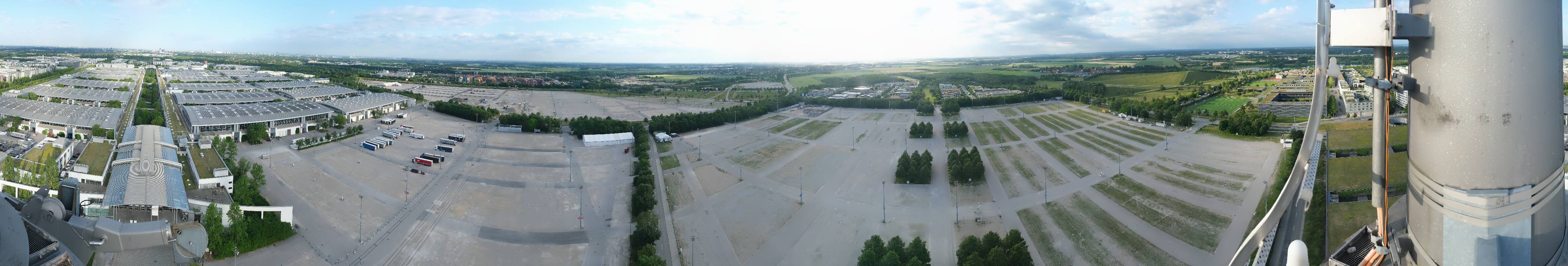 Archived image Webcam Munich: Messe München Riem