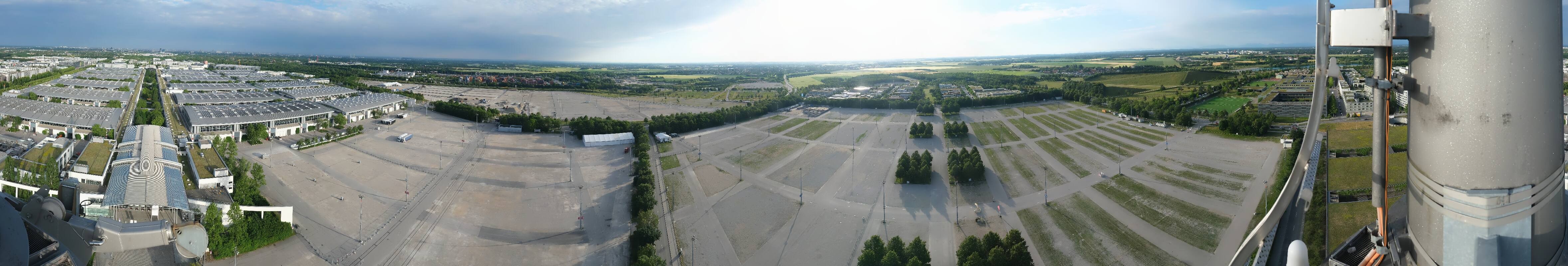 Archiv Foto Webcam München: Messeturm Riem (Messestadt Ost)