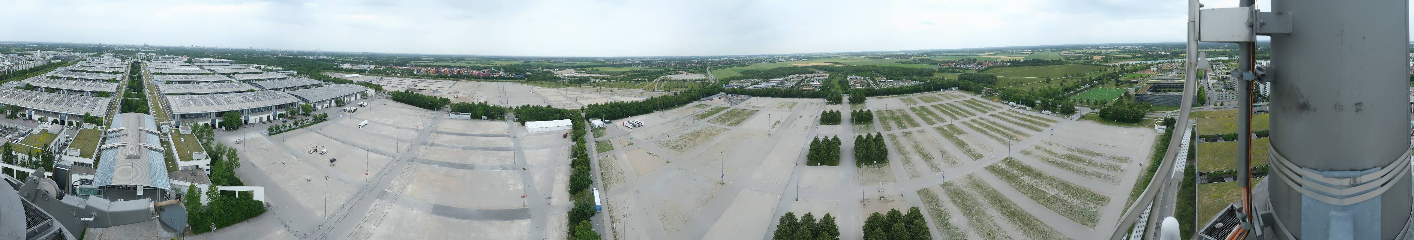 Archiv Foto Webcam München: Messeturm Riem (Messestadt Ost)
