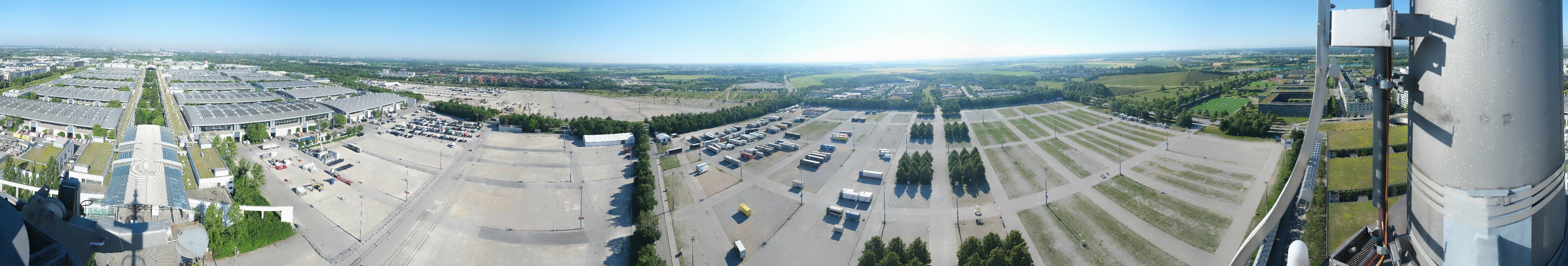 Archiv Foto Webcam München: Messeturm Riem (Messestadt Ost)