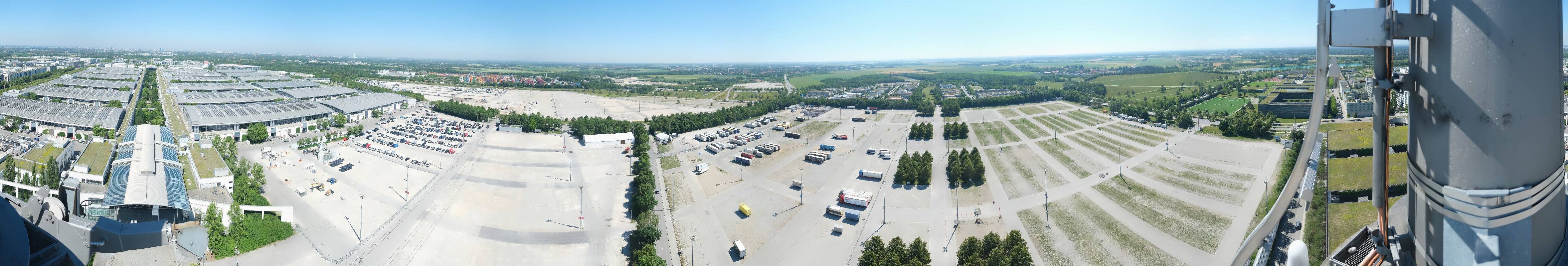 Archiv Foto Webcam München: Messeturm Riem (Messestadt Ost)